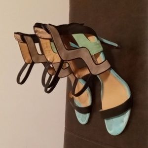 Multi colored sexy high heel